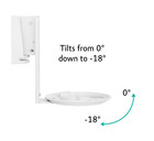 Ynvision Adjustable Wall Mounts Compatible With Sonos Era 100 - White - 2 Pack