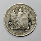 1902 Honduras 25 Centavos Silver Type Coin Nice Circulated Scarce  v143