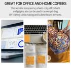 30 Sheets Transparency Film Paper  8 5x11 Inches Transparent 100  Clear 