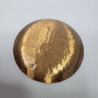 Vtg 90s Wendell August Forge Bronze Christmas Snowman Coaster Dish 4 5    