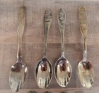  13  Vintage Collector Souvenir Spoons Silver Usa Lot Finial Salem Witch  Ships 