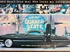 Vintage Zz Top Billy Gibbons She Loves My Automobile Quaker State Advertisement