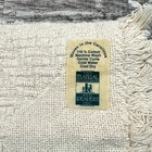 Vtg Manual Woodworkers   Weavers Beige Tapestry Afghan Throw Blanket 50x60 New