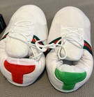 Sneaker White Slippers Gucci Inspired Unisex For Adults kids