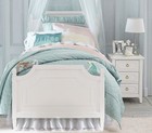 Pottery Barn Kids Icy Tulle Bed Skirt  Queen   Icy Blue gray