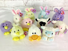Vintage Puffkins Plush Easter Lot Of 11 Bunny Lambs Duck Chicks W  Tags