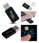 2pcs Usb 2 0 Micro Sd Sdhc Tf Card Reader Memory Adapter For Pc Laptop Camera