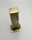 Dunhill Tall Boy Silver Table Lighter In Brushed Silver-made In England-pre-1963