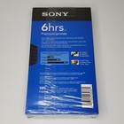 Sony Premium T-120 Vhs Blank Video Tape 6 Hours Ep Mode High Durability Sealed