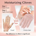 Evridwear Cotton Touchscreen Overnight Moisturizing Gloves Eczema Dry Hand 6 Prs
