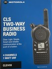 Motorola Cls1410 4 Channel Uhf Two-way Radio