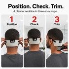 Edgup Neckline Shaving Template For Men Hands-free Diy Haircut Fade Guide