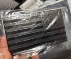 2 Aluminum All Black Subdued American Flag Decal