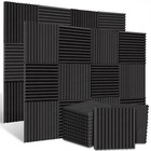 12 48 96 Pack Acoustic Wall Panels Studio Sound Noise Proofing Insulation Foam