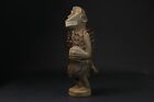 African Tribal Art Carved Statue Tribal Wood Power Figure Nkisi N kondi -8378