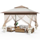 13  X 13  Pop Up Canopy Gazebo Height Adjustable Waterproof Wedding Party Tent