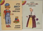 Vintage 1990s Paper Dolls Dover Little Activity Books Lot Of 8 Uncut Excellent 