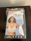 New Women Size 36d Playtex 18 Hour Active Breathable Comfort White Wirefree Bra