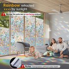 Stained Glass Window Film Self Adhesive Sticker Shower Door Privacy Home Decor