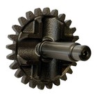 Water Pump Impeller Shaft W gear For Honda 1984-2002 Cr80r   2003-2007 Cr85r