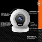 Mobicam Multi-purpose Wifi Video Baby Monitor Camera Two-way Audio Night Vision