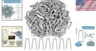 Carbon Steel U-fence Staples - 210pcs Fasteners For Wood   Livestock Projects