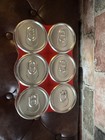 Coca-cola Vintage 6-pack Can Tin Lunch Box   Two Restaurant Red Tumblers Cup