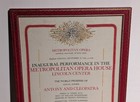 1966 Inaugural Metropolitan Opera Lincoln Center Silk Program - Antony Cleopatra