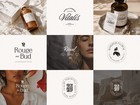 Custom Logo Design   1-2 Day Rush Service   Feminine  Vintage  Monogram  Minimal