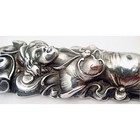 Unger Bros Sterling Silver Etui Bodkin Case Antique Nouveau Figural Sewing  5092