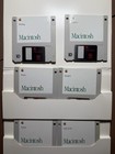 Apple Macintosh System Disks 3 5in Floppy Set Install Fonts Utilities  English