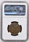 1723 Hibernia Halfpenny Ngc Ms-64 Bn Blazing Luster Hibernia S-6601