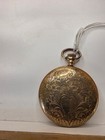 Vintage 1921 Elgin Pocket Watch 12 Size 7 Jewel Engraved Floral Case Runs