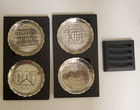 Caterpillar Centennial 100 Years Aluminum Coaster Set Employee Gift 2025