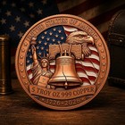 250th Anniversary Commemorative 5 Ounce High Relief Copper Round 2026 In-capsule