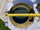 Vintage Nautical Ship s Porthole - Solid Brass bronze - Weathered Coastal Decor