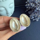 Vintage 800 Silver Green Enamel Egg Pill Box Miniature Trinket Box Bell Design