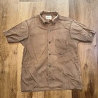 Vtg 50s Wearever Shirt Loop Collar Wash N Wear Atomic Beatnik 1950s Mens Medium