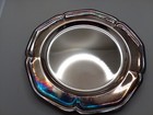 Lot Of 3vtg 6  Dish Plate Silverplated Scalloped Edge 988 Heavy Patina Wm Rogers