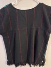 Handmade Embroidered Mexican Floral Paloma Blouse - Size Small