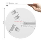 Turntable Cartridge Alignment Protractor Mat  12 Inch Anti-slip Vinyl Record