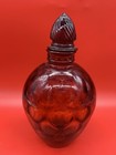 Wheaton Honeycomb Red Decanter Bottle Vintage  Depression Rare Great Condition