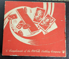 1940s Coca-cola Wartime Game Box Milton Bradley Dominos Checkers Cribbage Coke