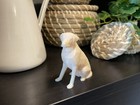 Labrador Retriever Dog Figurine - Yellow Lab Miniature Dog