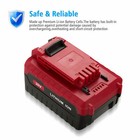1-2pack 8 Ah For Porter Cable 20 Volt Lithium-ion Max Pcc685l Battery Or Charge