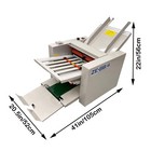 110v Paper Folding Machine Auto Document Folder Desktop Paper Folding Machine
