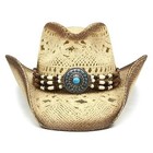 Cowgirl Hats For Women Straw Cowboy Hat Western Beach 6 5 8-7 1 2 Cream Beige