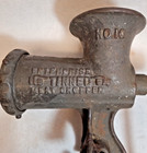 Vintage Enterprise No 10 Tinned Cast Iron Table Mounted Meat Chopper Grinder