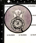 Us Air Force Security Forces 4  Blk   Slv Patch  afd 