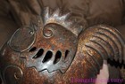 9 2 china Ancient Times Dynasty Bronze Chicken Incense Burner Censer Statue